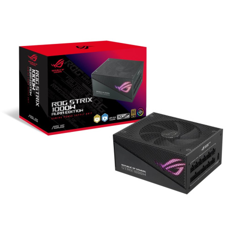 BAZAR - ASUS zdroj ROG STRIX 1000W Gold Aura Edition, 1000W, 80+ Gold, ARGB -pouzito(Náhradní krabice)