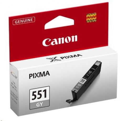 Canon CARTRIDGE CLI-551GY šedá pro PIXMA iP8750, MG5450, MG5650, MG6350, MG6450, MG6650, MG7150, MG7550 (126 str.)
