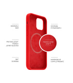 FIXED MagFlow Apple iPhone 12 PM, červený