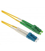 Duplexní patch kabel SM 9/125, OS2, LC(UPC)-LC(APC),  LS0H, 8m