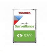 TOSHIBA HDD S300 Surveillance (CMR) 1TB, SATA III, 5400 rpm, 128MB cache, 3,5", BULK