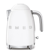 Smeg KLF03WHEU, rychlovarná konvice, 1,7 l, (7 šálků), 2400 W, styl 50. let, bílá