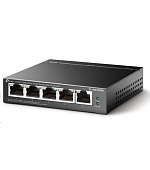 TP-Link Easy Smart switch TL-SG105PE (5xGbE, 4xPoE+, 65W, fanless)
