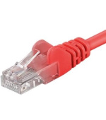 PremiumCord Patch kabel UTP RJ45-RJ45 CAT6 3m červená