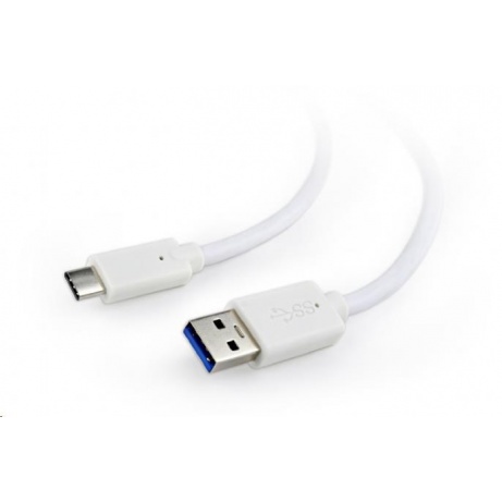 GEMBIRD Kabel CABLEXPERT USB 3.0 AM na Type-C kabel (AM/CM), 1m, bílý