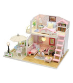 2Kids Toys miniatura domečku Růžový dům