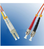 LEXI-Net Patch kabel 50/125, LC-ST, 2m duplex