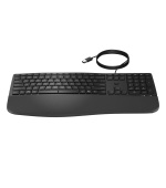 HP 480 Comfort Wired Keyboard - drátová ergonomická klávesnice CZ/SK