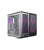 Cooler Master case MasterFrame 600 Mesh Black ARGB, Průhledná bočnice, ATX, 2x 200mm ARGB Fan, 1x 120mm ARGB Fan, Černá