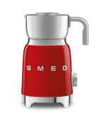 Smeg MFF11RDEU napěňovač mléka, 500 W, 600 ml / 2,5 šálku, horká čokoláda / mléko, lehká pěna, červená - opraveno