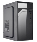 EUROCASE skříň ML M6-590B, mATX, 2x USB-A, černá