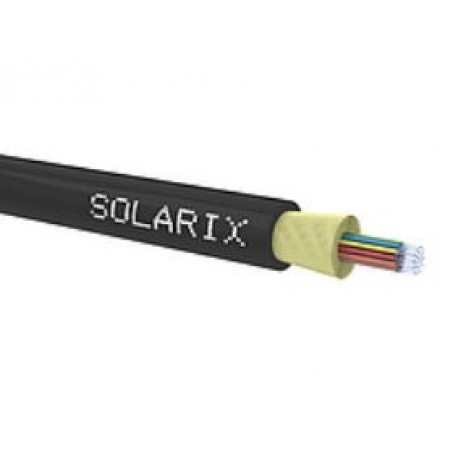DROP1000 kabel Solarix 24vl 9/125 4,0mm LSOH Eca černý SXKO-DROP-24-OS-LSOH, cena za metr