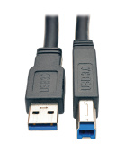 Kabel USB-A / USB-B, USB 3.0, aktivní SuperSpeed Repeater (Samec/Samec), 7.62m