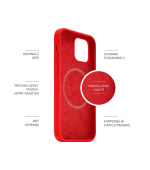 FIXED MagFlow Apple iPhone 14 P, červený
