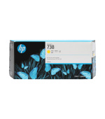 HP 738 300-ml Yellow DesignJet Ink Cartridge