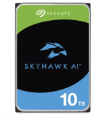 BAZAR - SEAGATE HDD 10TB SKYHAWK AI, 3.5", SATAIII, 7200 RPM, Cache 256MB, s R/V Senzorem, recertified product