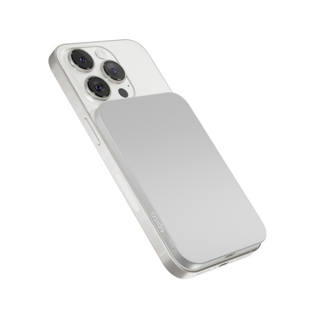 Epico 3000mAh Alu Mag+ PowerBanka EM31 - stříbrná