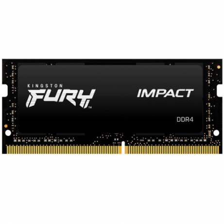 Kingston FURY Impact/SO-DIMM DDR4/16GB/3200MHz/CL20/1x16GB/Black