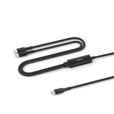 BELKIN BOOSTCHARGE PRO kabel 140W dual USB-C 1,5m černý
