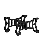 Tractive GPS DOG 6 - gumové spony, černá