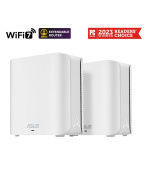 BAZAR - ASUS ZenWifi BD4 2-pack, WiFi7 Extendable Router, AiMesh, 2x WAN/LAN - Poškozený obal (Komplet)