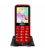 BAZAR - EVOLVEO EasyPhone XO, mobilní telefon pro seniory s nabíjecím stojánkem, červená - Po opravě (Komplet)