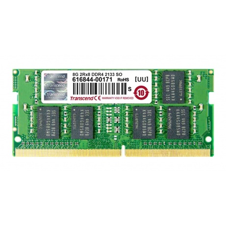 TRANSCEND SODIMM DDR4 8GB 2133MHz 2Rx8 CL15 Bulk