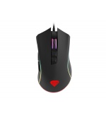Genesis herní otpická myš KRYPTON 770/RGB/Herní/Optická/Pro praváky/6 000 DPI/Drátová USB/Černá