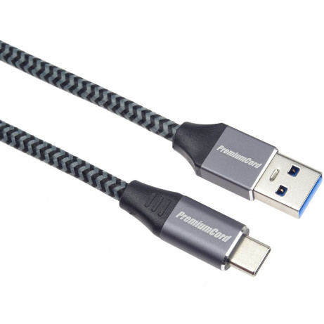 PremiumCord kabel USB-C - USB 3.0 A (USB 3.1 generation 1, 3A, 5Gbit/s) 1m oplet