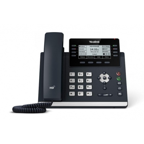 Yealink SIP-T43U SIP telefon, PoE, 3,7" 360x160 LCD, 21 prog.tl.,2xUSB, GigE