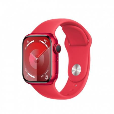 APPLE Watch Series 9 GPS 41mm RED Aluminium Case with RED Sport Band - M/L