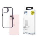 3mk ochranný kryt Satin Armor Case+ Purple pro Apple iPhone 15