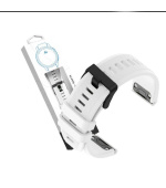 RhinoTech řemínek pro Garmin QuickFit sportovní silikonový 22mm bílý