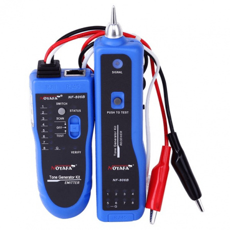 W-Star Tester síťových kabelů WSNF806B  RJ45, RJ11, vyhledácí sonda