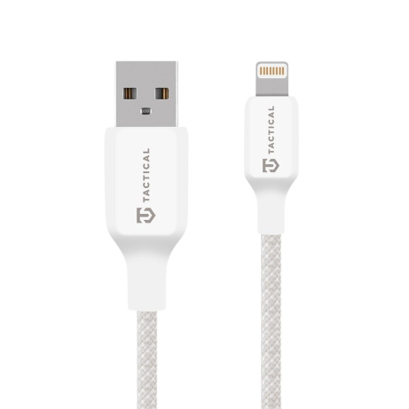 Tactical Stitch Thread Cable USB-A/Lightning 0.3m White