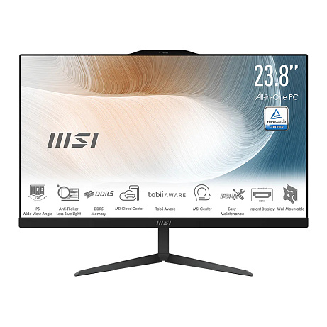 MSI Modern/AM242 1M-2298EU/23,8"/FHD/3-100U/8GB/512GB/Intel int/W11H/Černá/3R