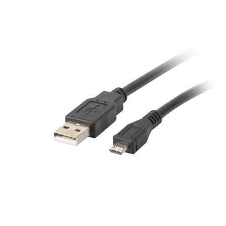 LANBERG Kabel USB 2.0 AM/Micro, 1m, černý