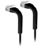Ubiquiti U-Cable-Patch-RJ45-BK-50, Ethernet Patch Kabel, 0,1m (0,22m s konektory),Cat6, černý (50ks)