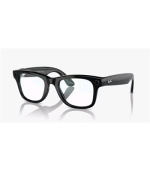 Meta Ray-Ban Wayfarer, AI brýle, Shiny Black, Clear