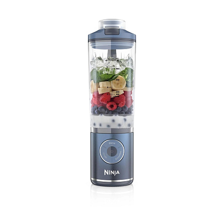 Ninja BC251EUNV BlastMax bezdrátový mixér modrý, Auto-iQ, PowerBlast, 570 ml, USB-C baterie