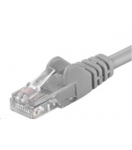 PREMIUMCORD Patch kabel UTP RJ45-RJ45 CAT5e 0.25m šedá