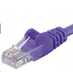 PREMIUMCORD Patch kabel UTP RJ45-RJ45 CAT5e 0.25m fialová