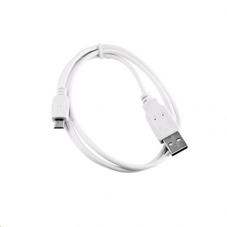 C-TECH kabel USB 2.0 AM/Micro, 1m, bílý