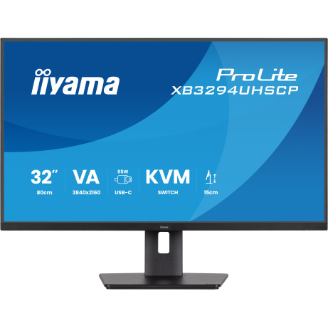 iiyama ProLite/XB3294UHSCP-B1/31,5"/VA/4K UHD/60Hz/2ms/Černá/5R