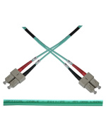Optický patch kabel duplex SC-SC 50/125 MM 60m OM3