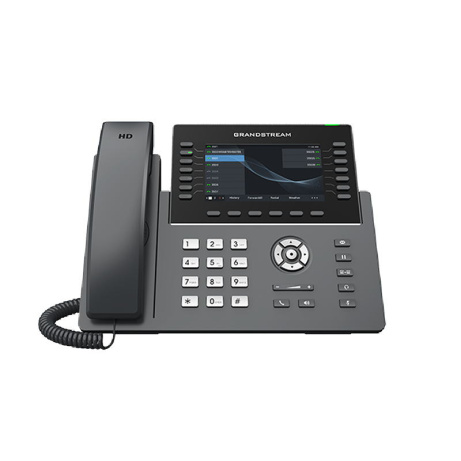 Grandstream GRP2650 SIP telefon, 5" bar.displej, 6 SIP účty, 14 pr. tl., 2x1Gb, WiFi, BT, USB