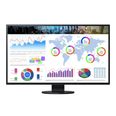 EIZO MT 31,5" EV3285-BK FlexScan, IPS, 3840x2160, 350nit, 1300:1, 5ms, USB-C, DisplayPort, USB, HDMI, Repro, Černý