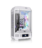 BAZAR - THERMALTAKE Case The Tower 300, mATX, Průhledná bočnice, 2x 140mm Fan, bílá, rozbaleno