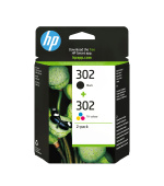 HP 302 Ink Cartridge Combo 2-Pack (X4D37AE) (190 / 165 pages)