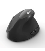 C-TECH Myš VEM-17, Vertikální, Bezdrátová, černá